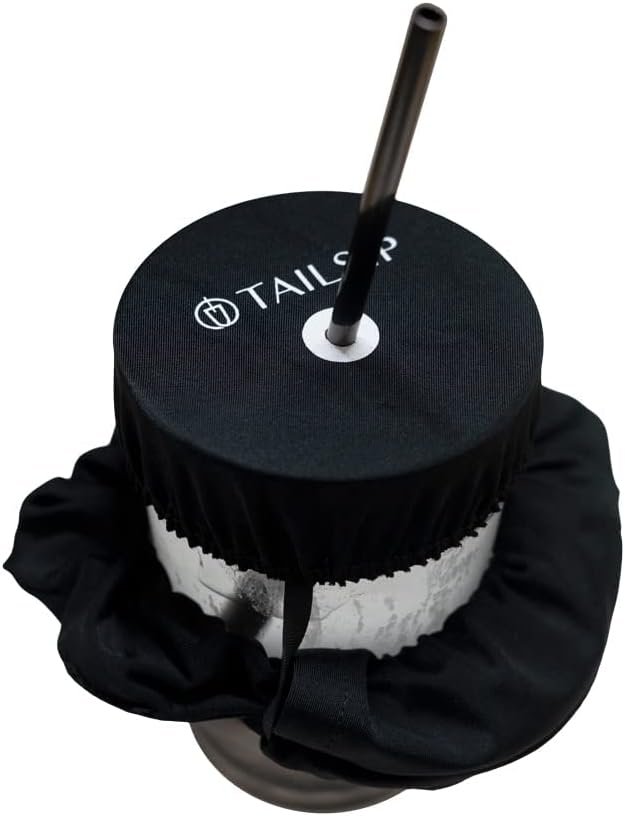 Coletero Antidroga Cubre Vasos con Tapa Negra TAILSIP Coletero Antidroga Cubre Vasos con Tapa Negro