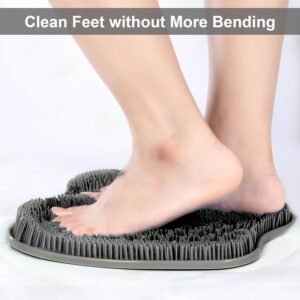 Almohadilla de lijado para los pies de la ducha Con ventosas antideslizantes, cepillo para los pies para limpiar y eliminar la cutícula de los pies