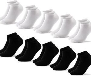 Occulto calcetines tobilleros para mujer 10 pares (modelo: Alexa)