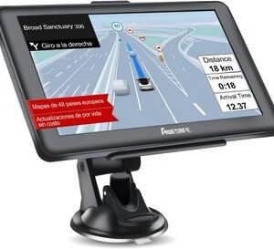 AWESAFE Navegador GPS Off Road con Bluetooth y Visera para Coches/Camiones/Autocaravana/Caravana/Autobús/Furgoneta/Truck, con Mapas Europeos y 7'' Pantalla, Actualizaciones Gratuitas de por Vida