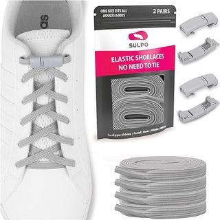 Cordones elásticos con cierre magnético SULPO Cordones elasticos con cierre magnético - Cordones elasticos zapatillas deporte - Cordones sin atar para niños y adultos - Cordones ajustables sin nudo para sneakers, converse