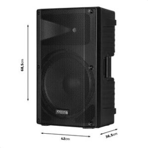 Ibiza - XTK15A-MKII - Altavoz Activo para megafonía de 15"/38 cm - Tweeter de compresión de 25 mm - Sistema Bass Reflex - USB, SD, Bluetooth - TWS Fiestas y Karaokes